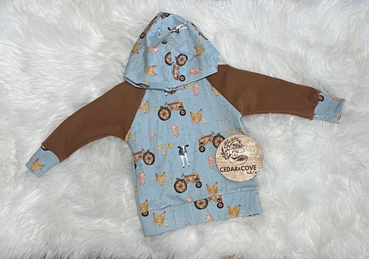 Farm French terry raglan