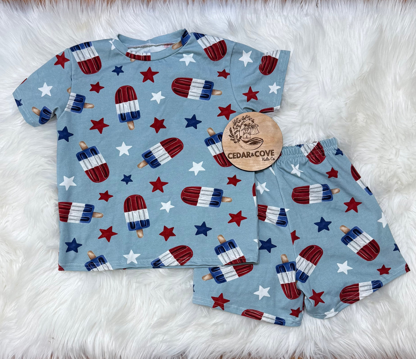 Patriotic Popsicle lounge set (4T only)