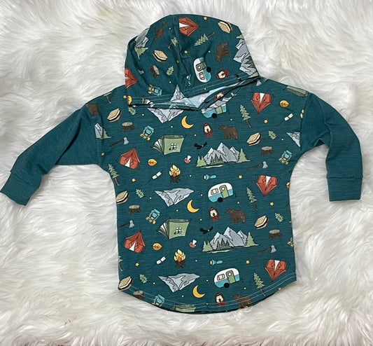 Camping hooded dolman