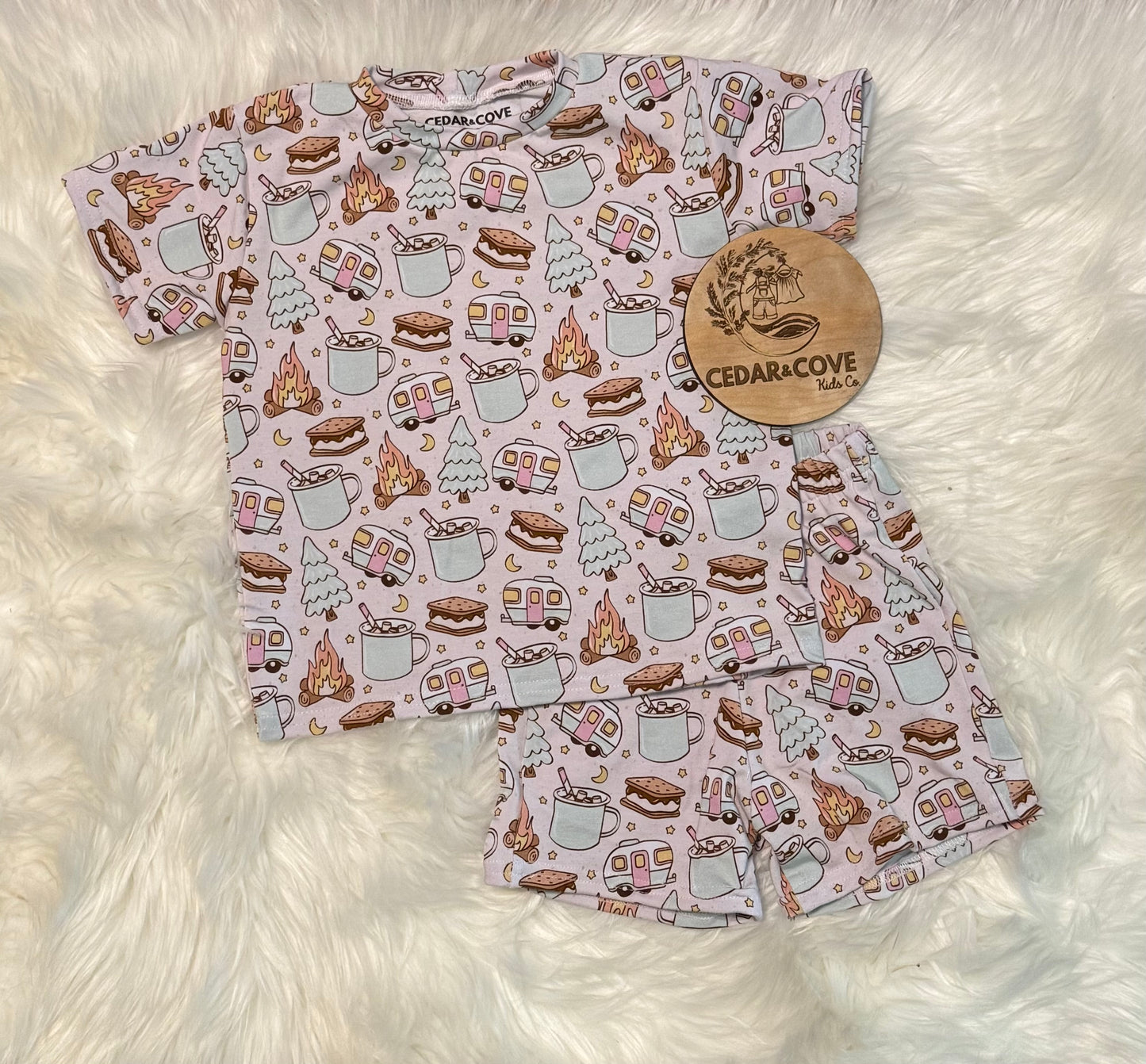 Pink Camping lounge set