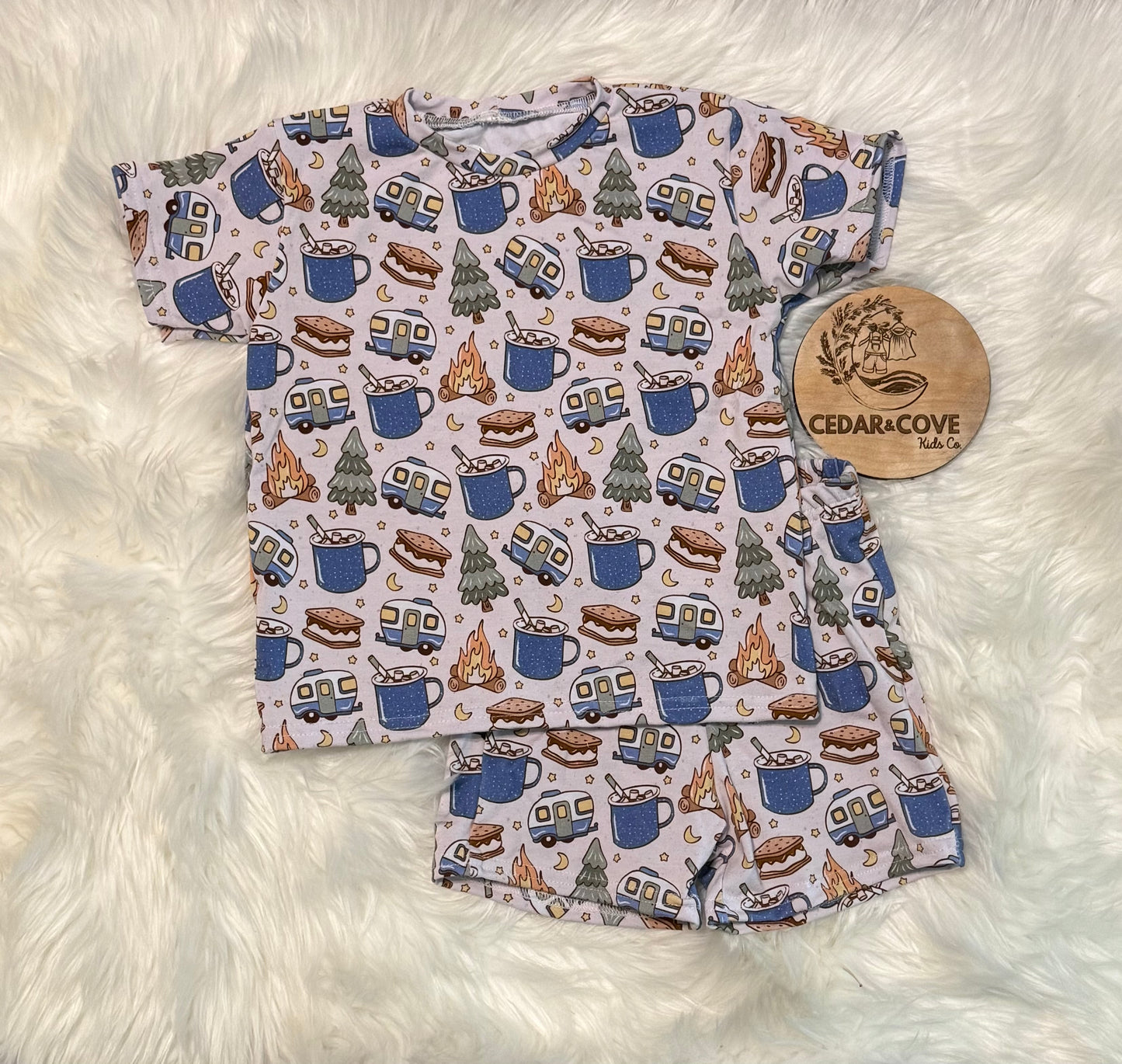 Blue Camping lounge set