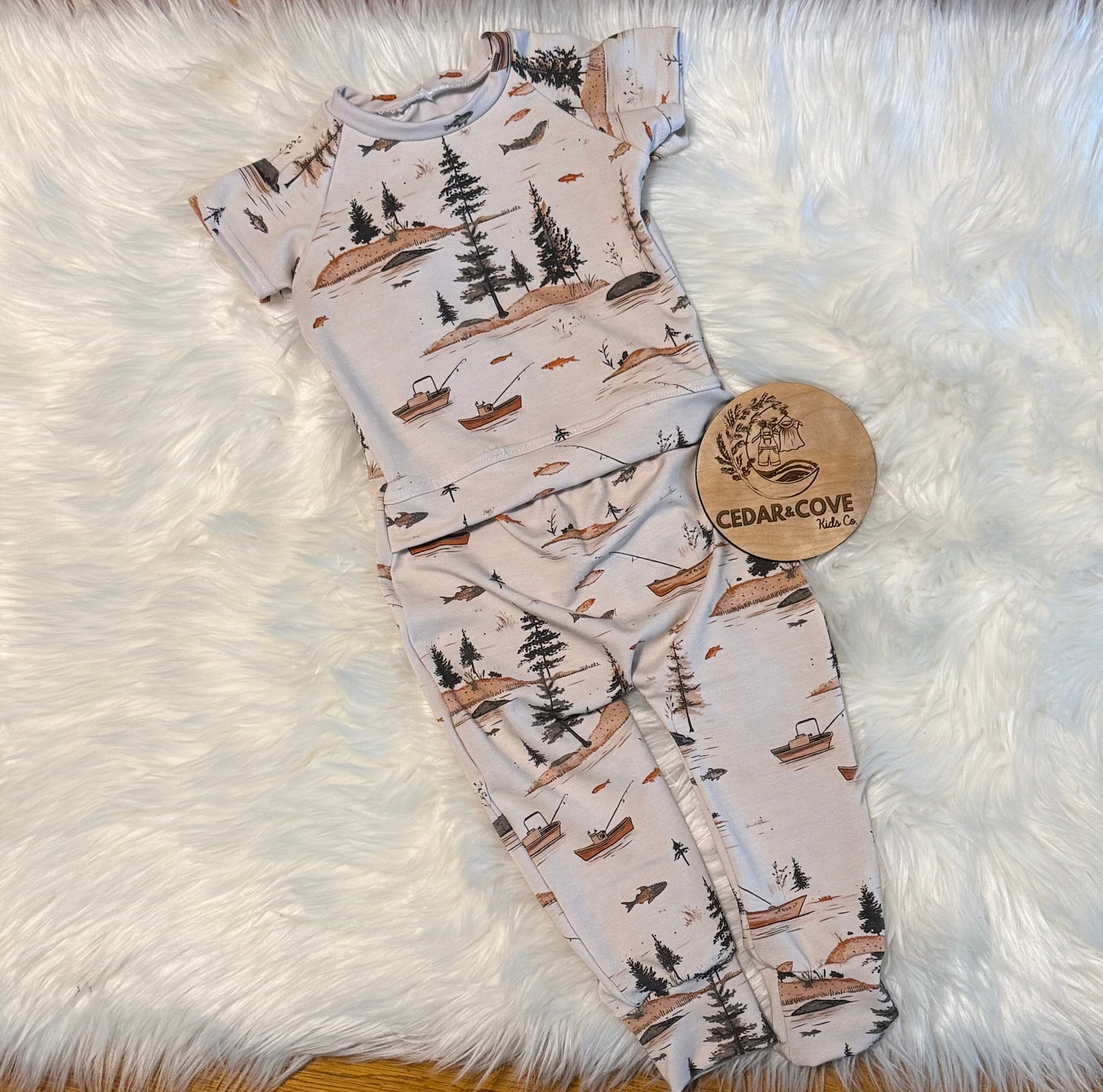 Gone fishing Envelope Romper