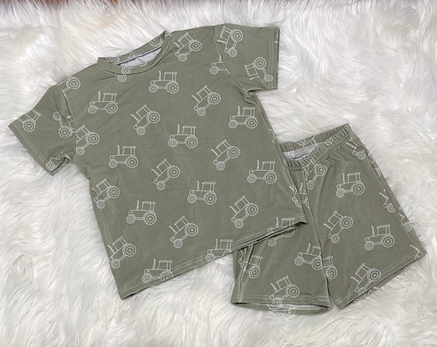 Tractor bamboo lounge set
