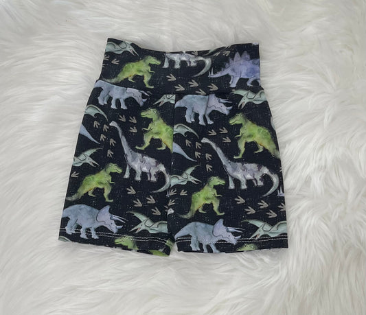 Black Dino lounge shorts