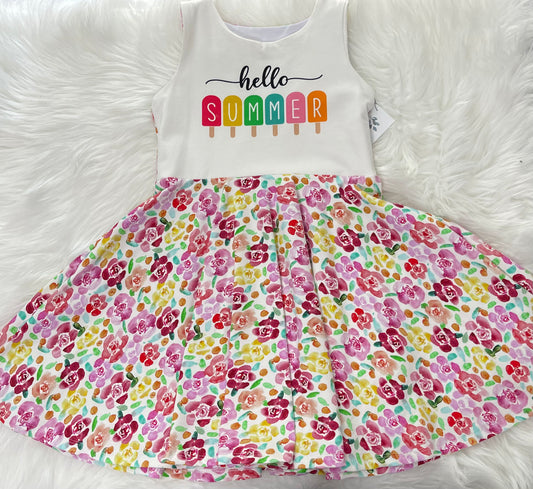 Hello summer twirl dress