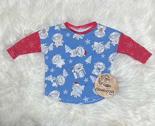 Yeti Christmas dolman