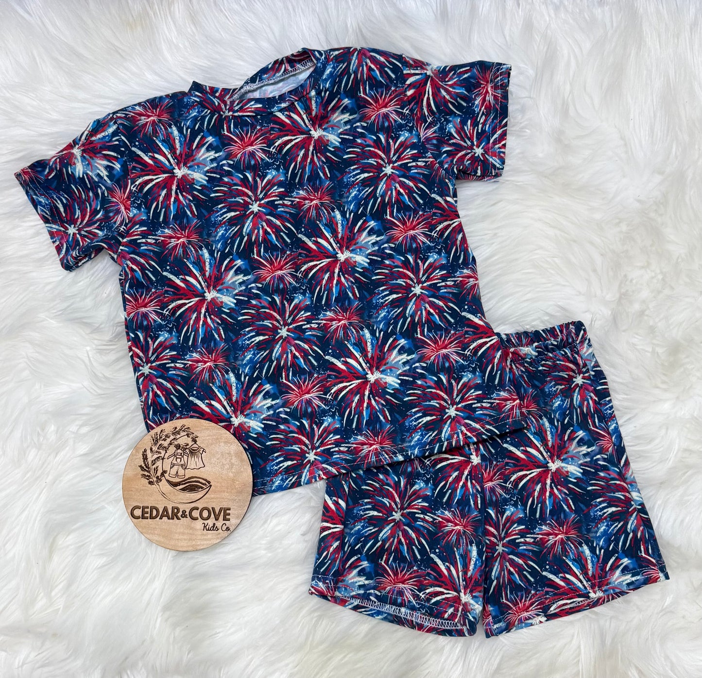 Patriotic Firework lounge set (18-24M only)