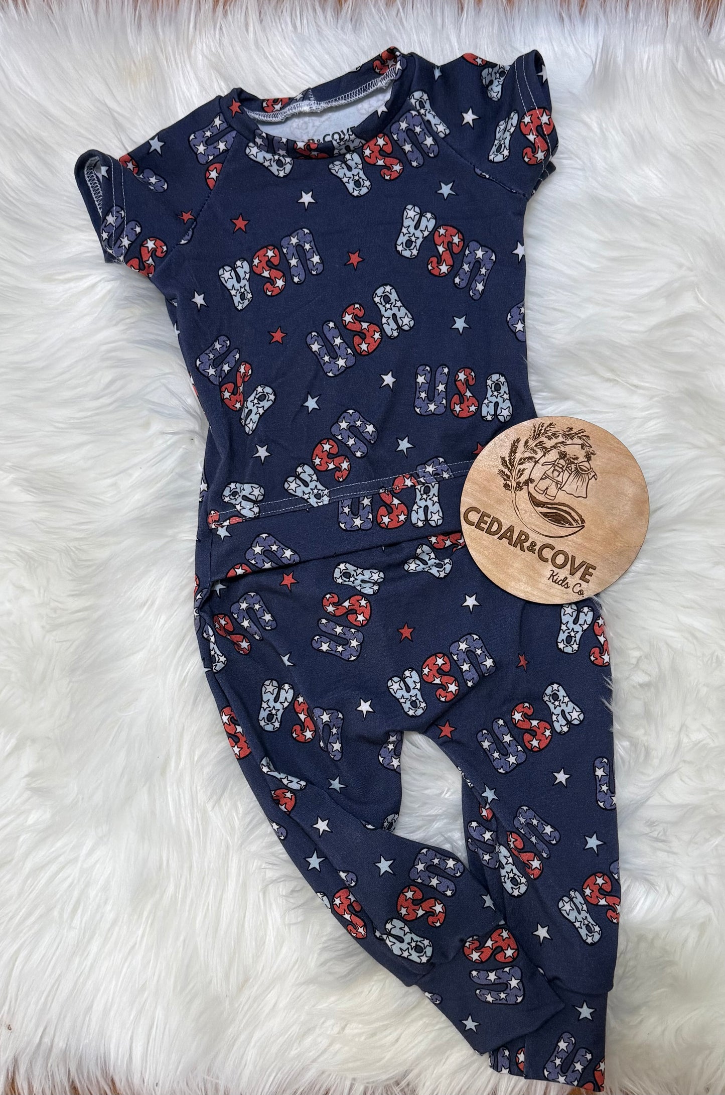 USA Envelope Romper