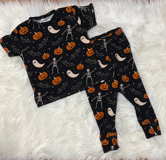 Skelly Halloween lounge set