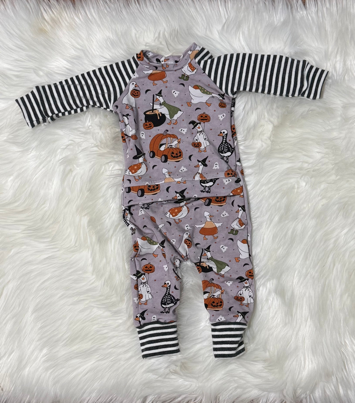 Spooky goose Envelope Romper