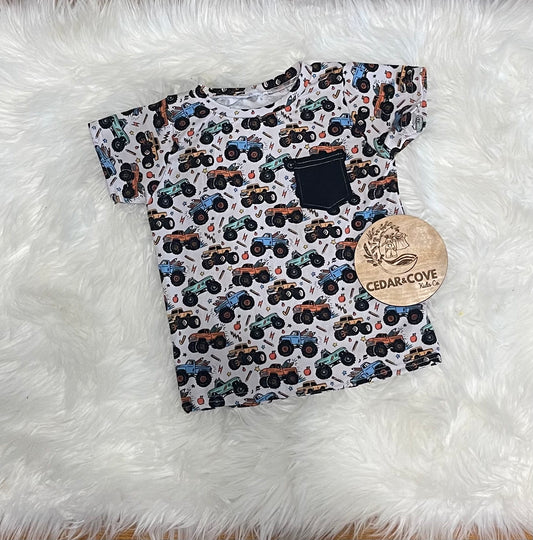 Pencil trucks bamboo pocket tshirt