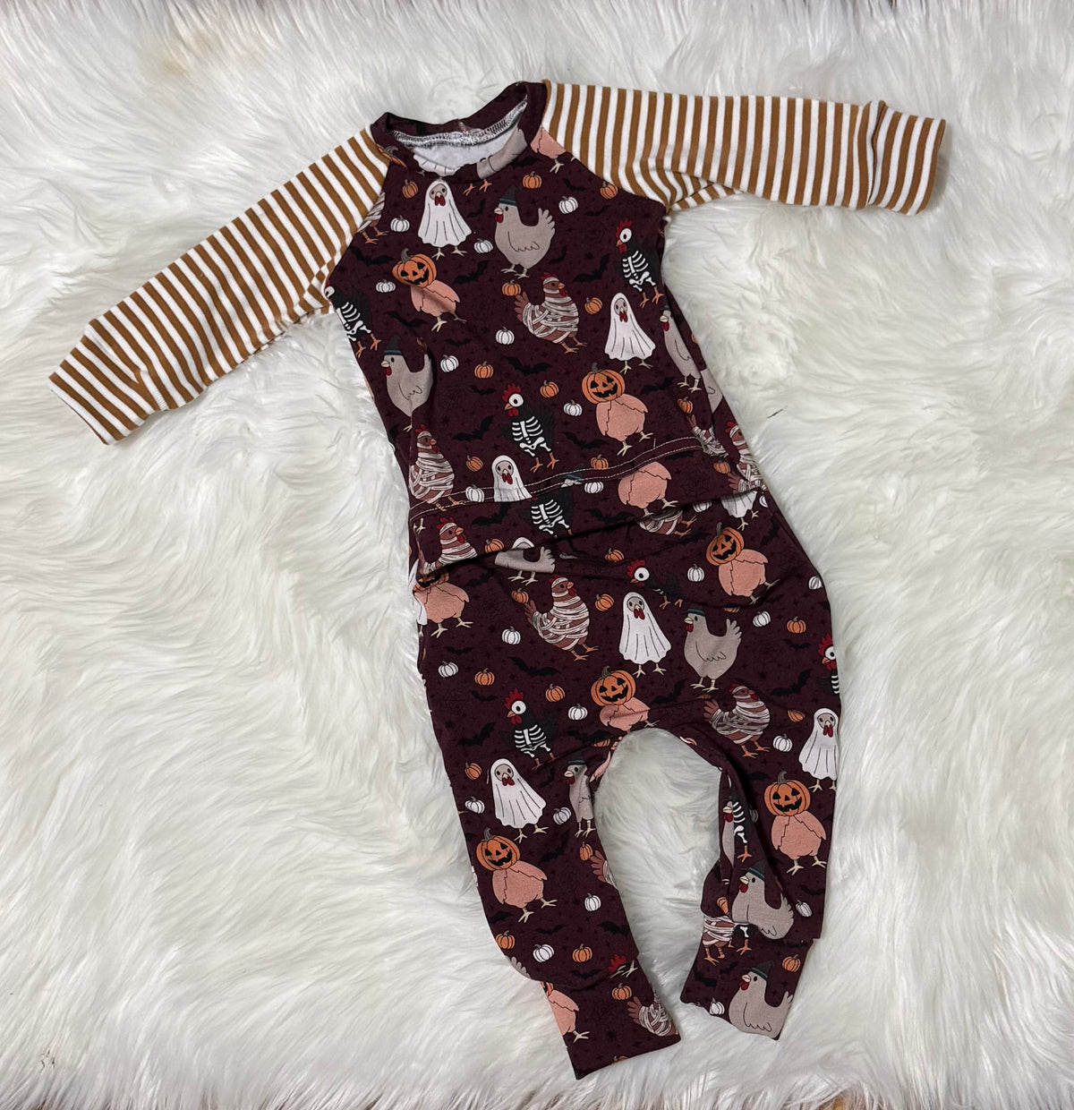 Silly Chickens Envelope Romper