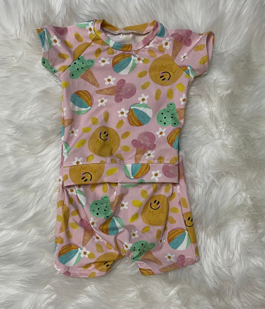 Summer fun envelope romper