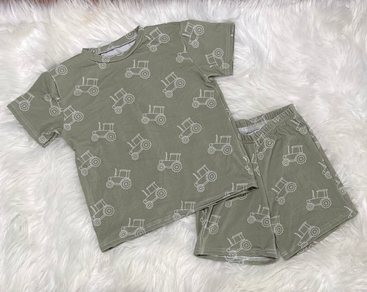 Tractor bamboo lounge set