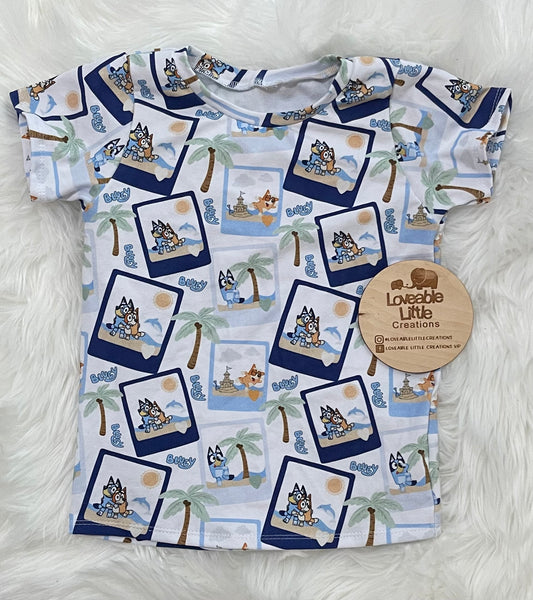 Family vacation tshirt cotton/spandex